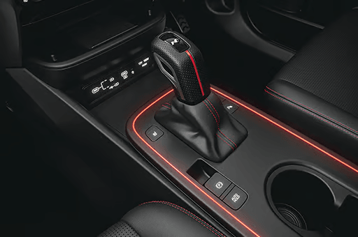 N Line exclusive gear shift knob